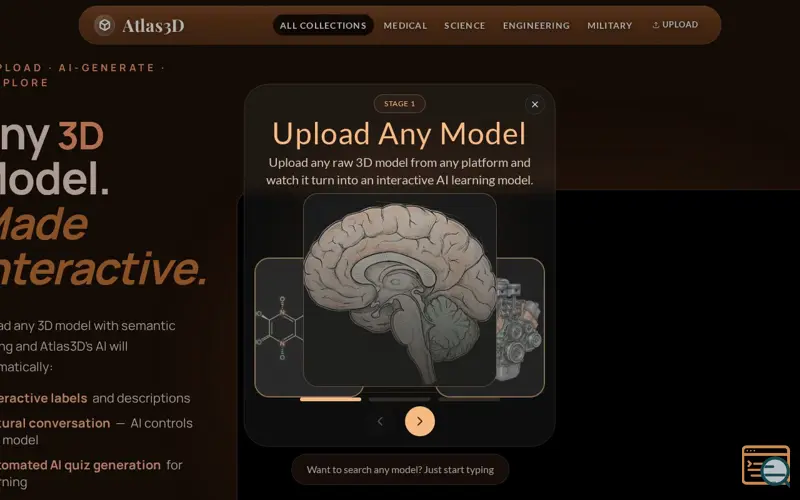 Screenshot of Atlas3D