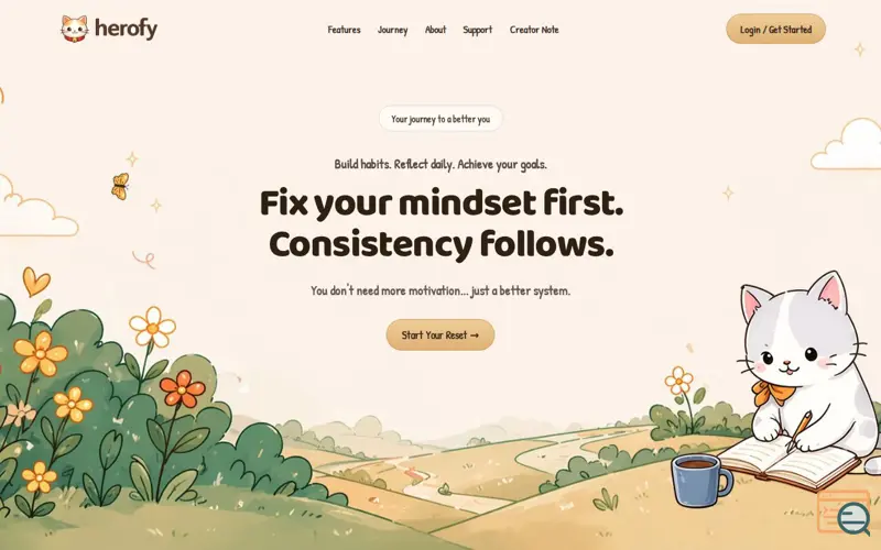 Screenshot of Herofy
