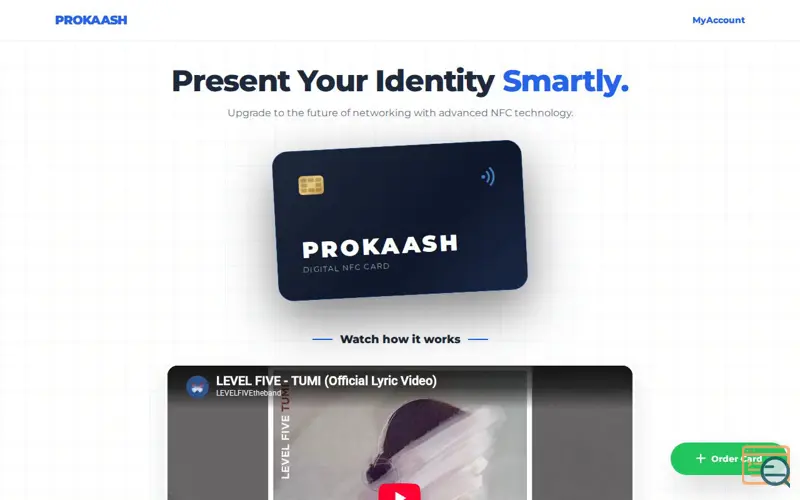 Screenshot of Prokaash
