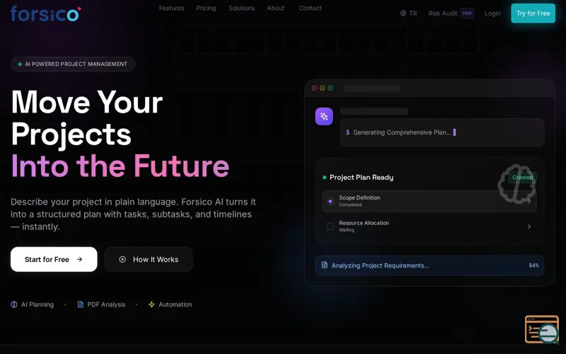 Screenshot of Forsico