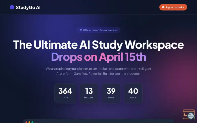 Screenshot of StudyGo Ai