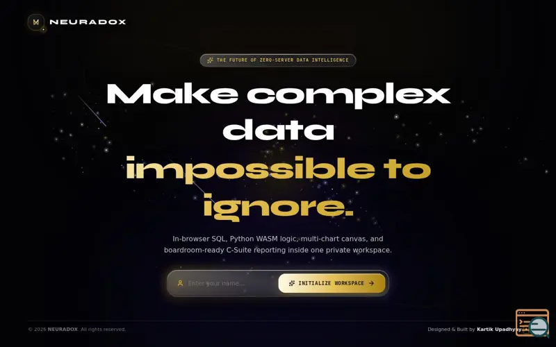Screenshot of NEURADOX