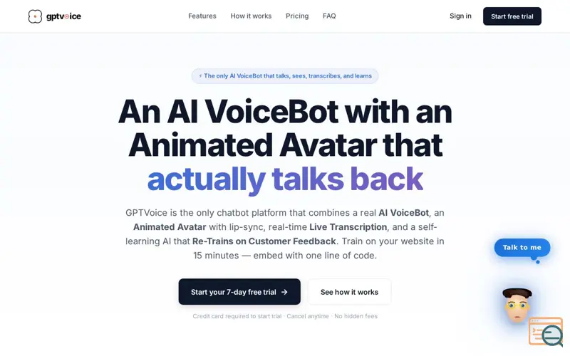 Screenshot of GPTVoice