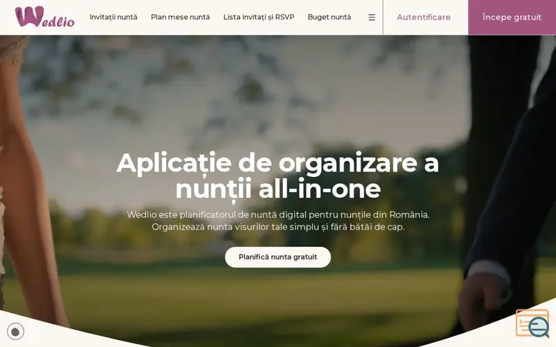 Screenshot of Wedlio.app