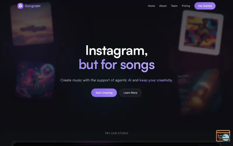 Screenshot of Songram