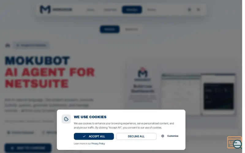 Screenshot of MokuBot