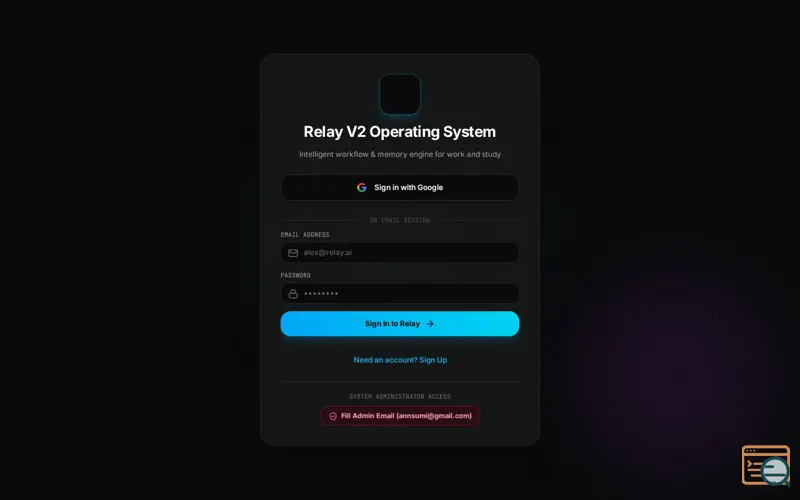 Screenshot of Relay- Never forget again