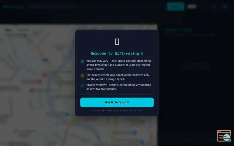Screenshot of Wifi-rating