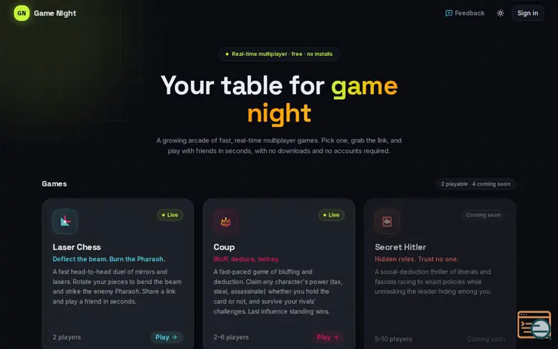 Screenshot of Game Night: Play Fun Multiplayer Games Online Free