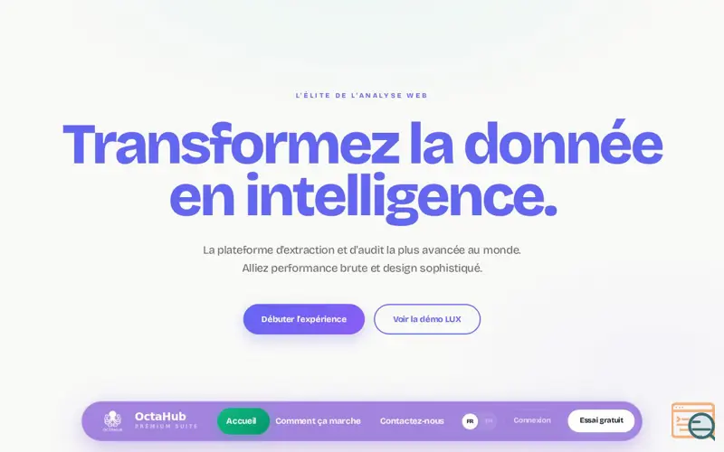 Screenshot of OctaHub