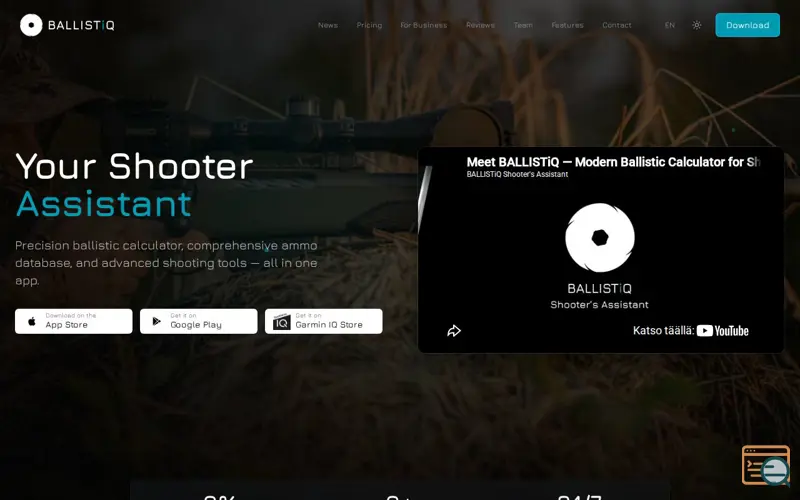 Screenshot of BALLISTiQ