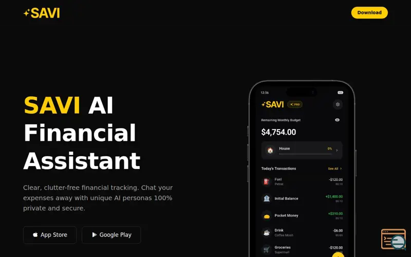 Screenshot of SAVI