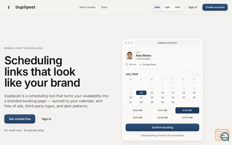 Screenshot of Duplipost