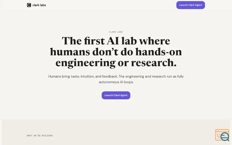 Screenshot of Clark