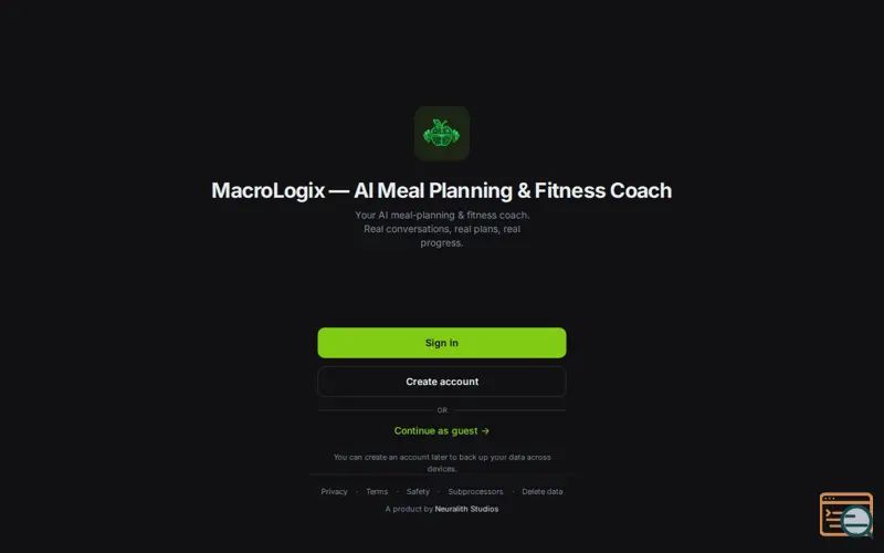 Screenshot of MacroLogix