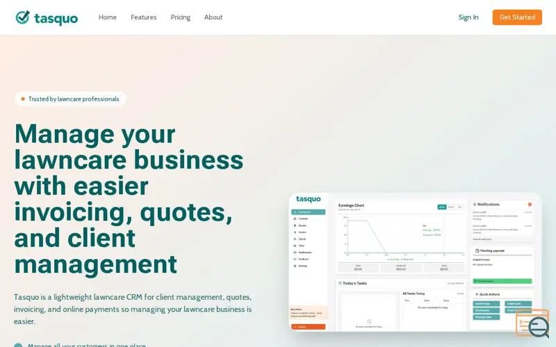 Screenshot of Tasquo