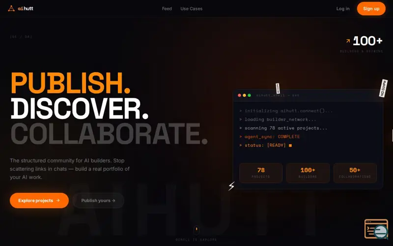Screenshot of New usecases feature launching 