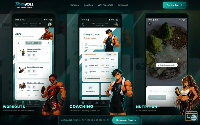 Screenshot of TrackFull