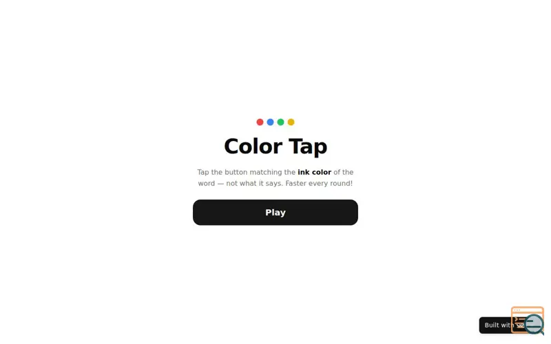 Screenshot of Color Tap — Fast Reflex Game