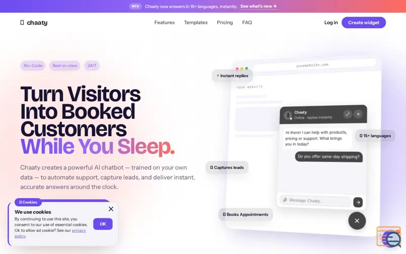 Screenshot of Chaaty
