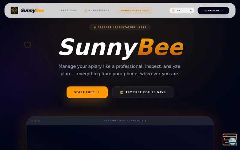Screenshot of Sunny Bee