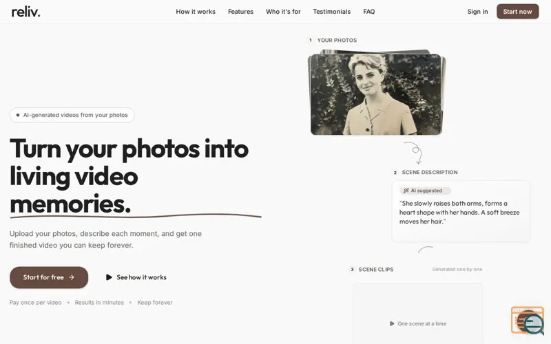 Screenshot of Reliv.ee