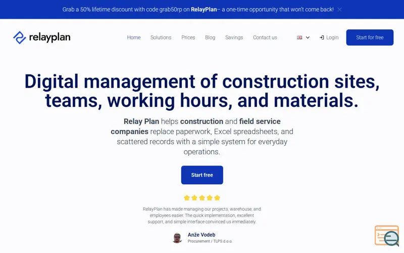 Screenshot of Relay Plan, a launch using Yoast