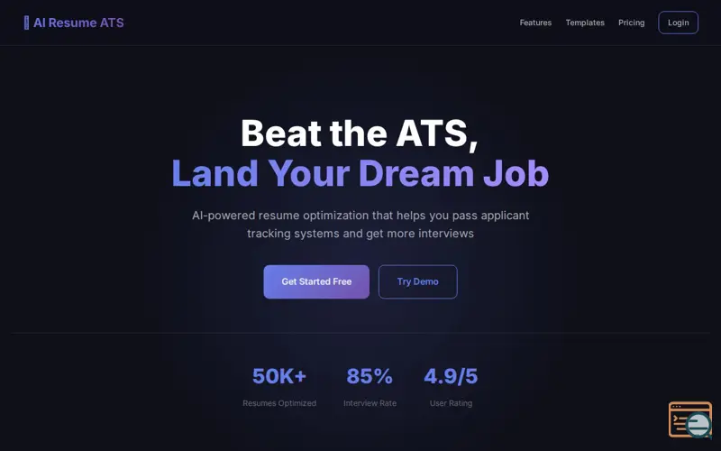 Screenshot of Smart Resume