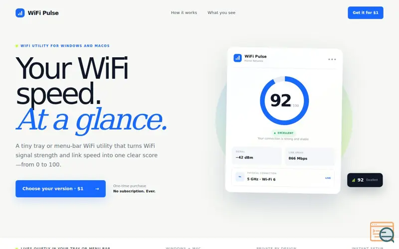 Screenshot of WiFi Pulse