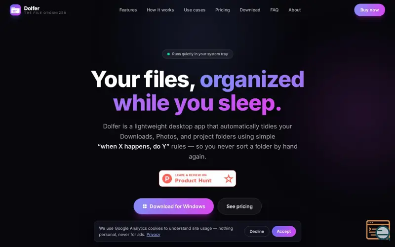 Screenshot of Dolfer