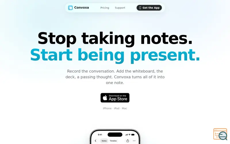 Screenshot of Convoxa