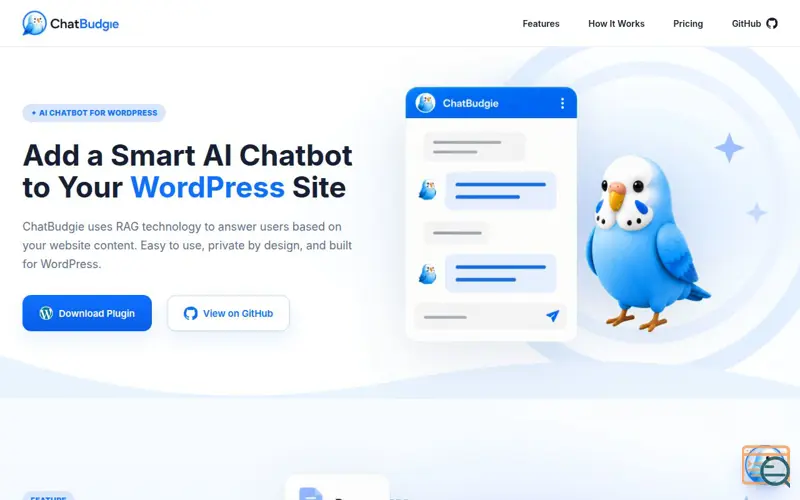 Screenshot of ChatBudgie