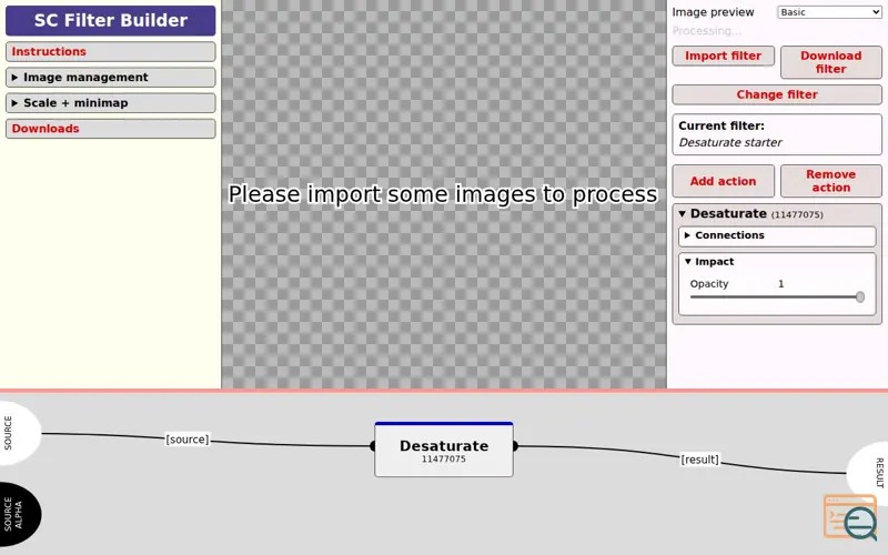 Screenshot of Kaliedarik