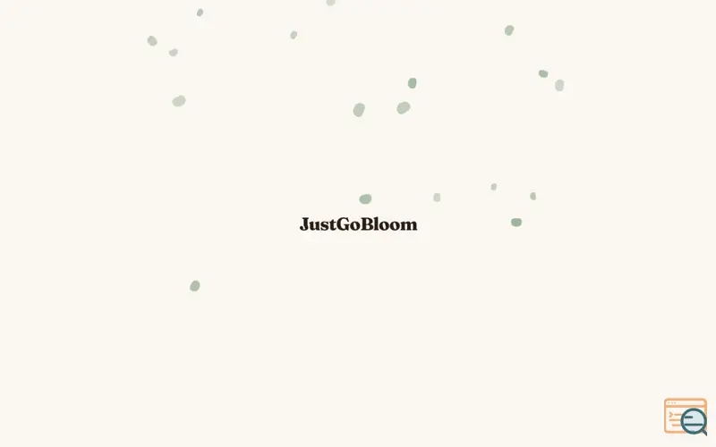 Screenshot of JustGoBloom