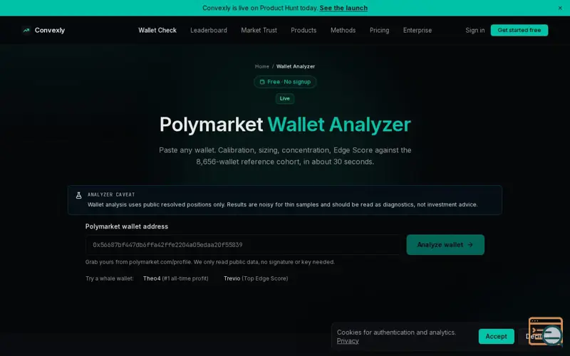 Screenshot of Convexly