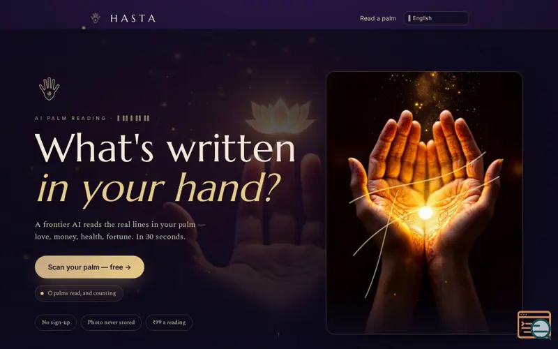 Screenshot of HASTA