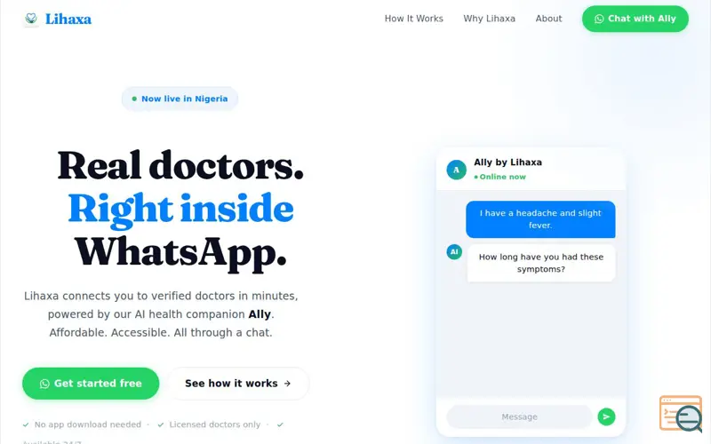 Screenshot of Lihaxa