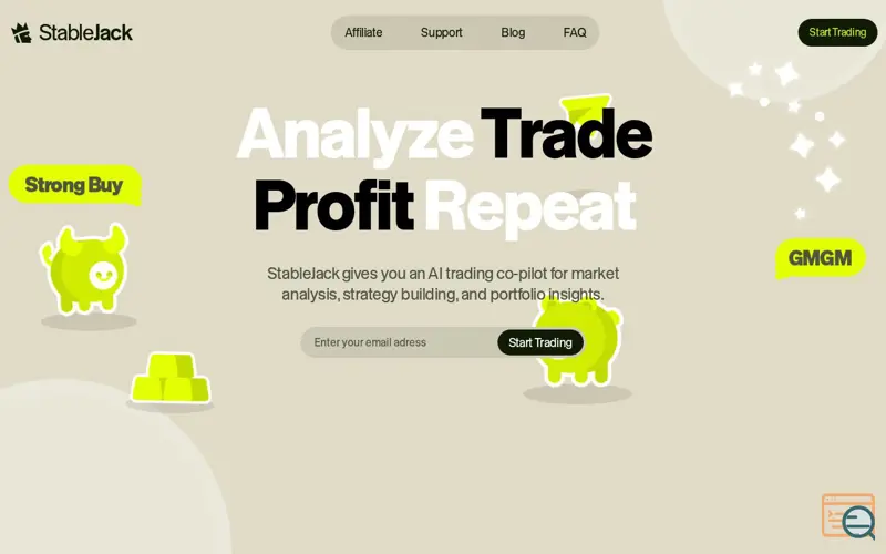 Screenshot of StableJack