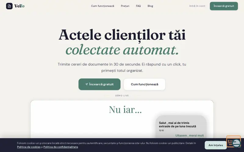 Screenshot of Vello