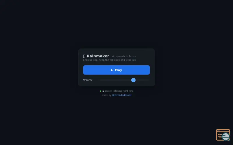 Screenshot of Rainmaker
