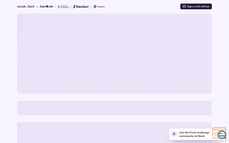 Screenshot of snark.fast