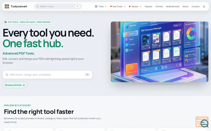 Screenshot of Toolyconvert