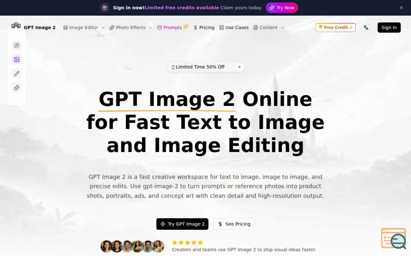 Screenshot of GPT Image V2