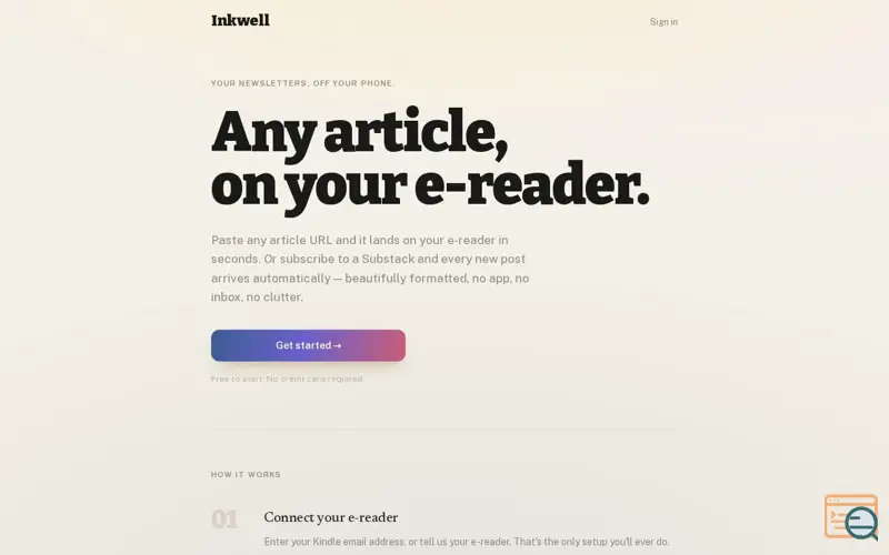 Screenshot of Inkwell