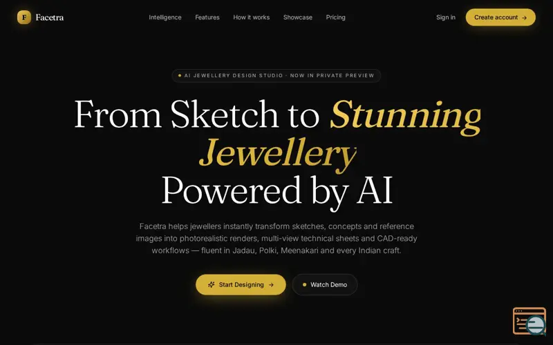 Screenshot of Facetra.studio