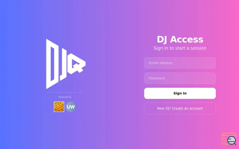 Screenshot of DJQ