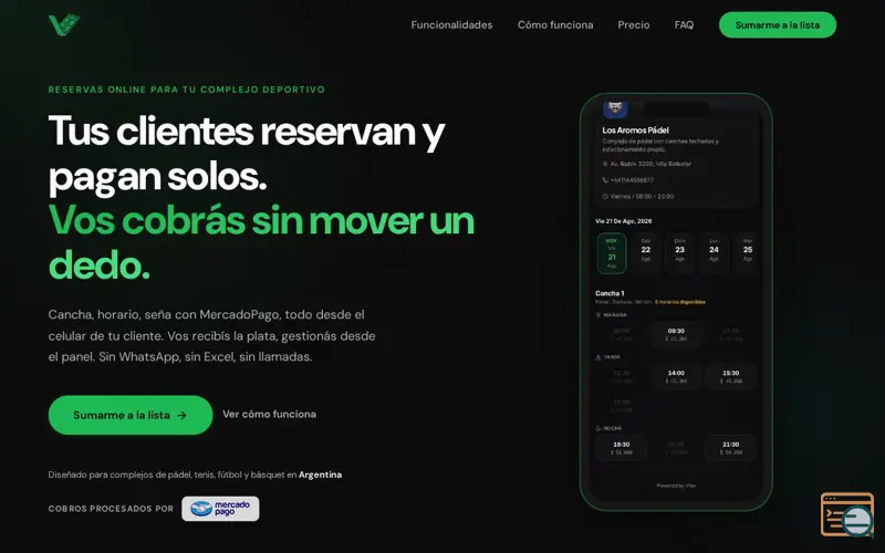 Screenshot of Vibe