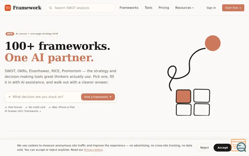 Screenshot of Framework