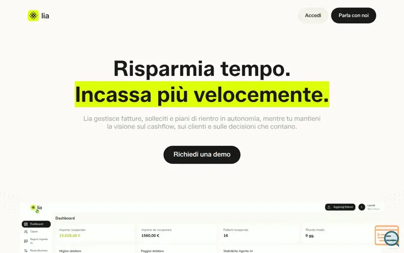 Screenshot of Lia