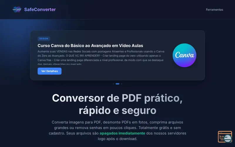 Screenshot of SafeConverter